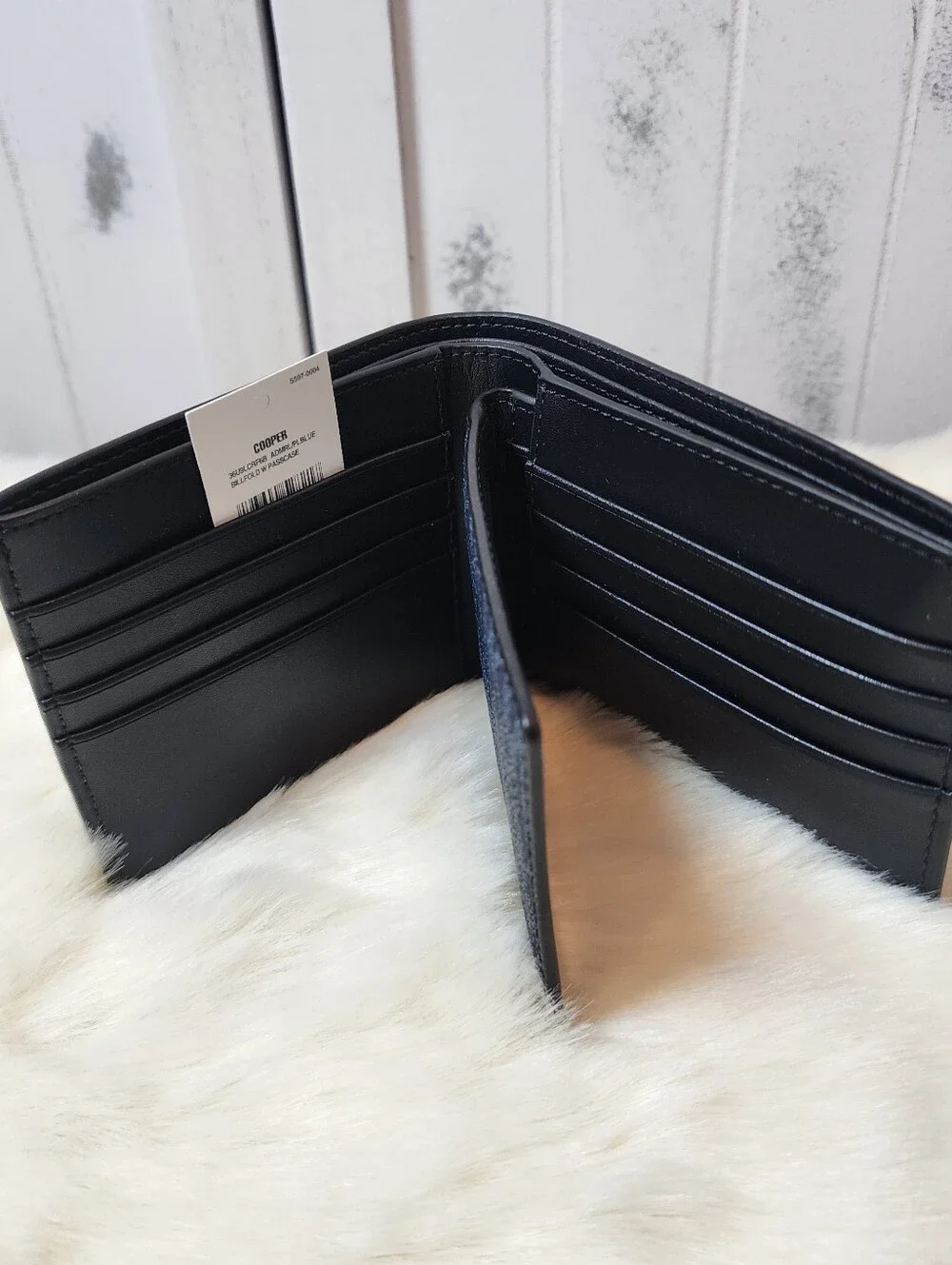 Michael Kors Navy Signature Cooper Wallet